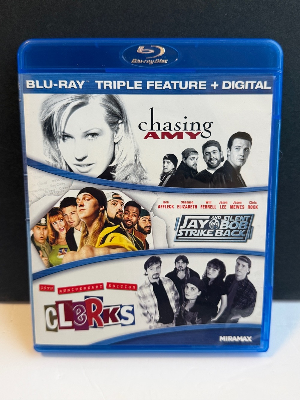Clerks Chasing Amy Jay and Silent Bob Strike Back Blu-ray Triple Feature